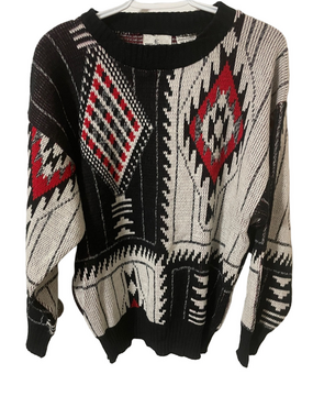 Vintage Nino Cerruti Geometric Sweater Size Medium